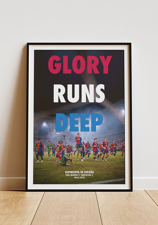 Barcelona - Glory Runs Deep Print