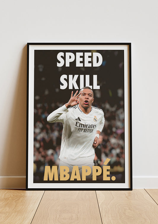 Real Madrid - Mbappe Print